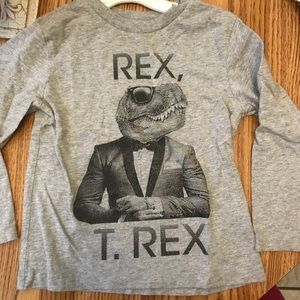 Children’s place long sleeve T. rex shirt